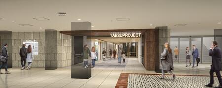 TOFROM YAESU THE FRONT 地下エントランスゲート(八重洲地下街直結)イメージ